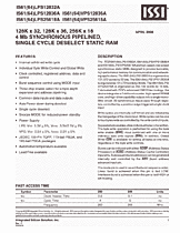 DataSheet IS61LPS25618A pdf
